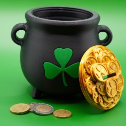 Tirelire Chaudron de Farfadet (Leprechaun)